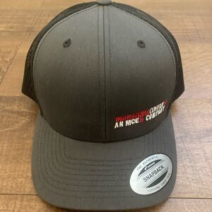 Mesh Snapback Trucker Hat x The Classic Black and Gray